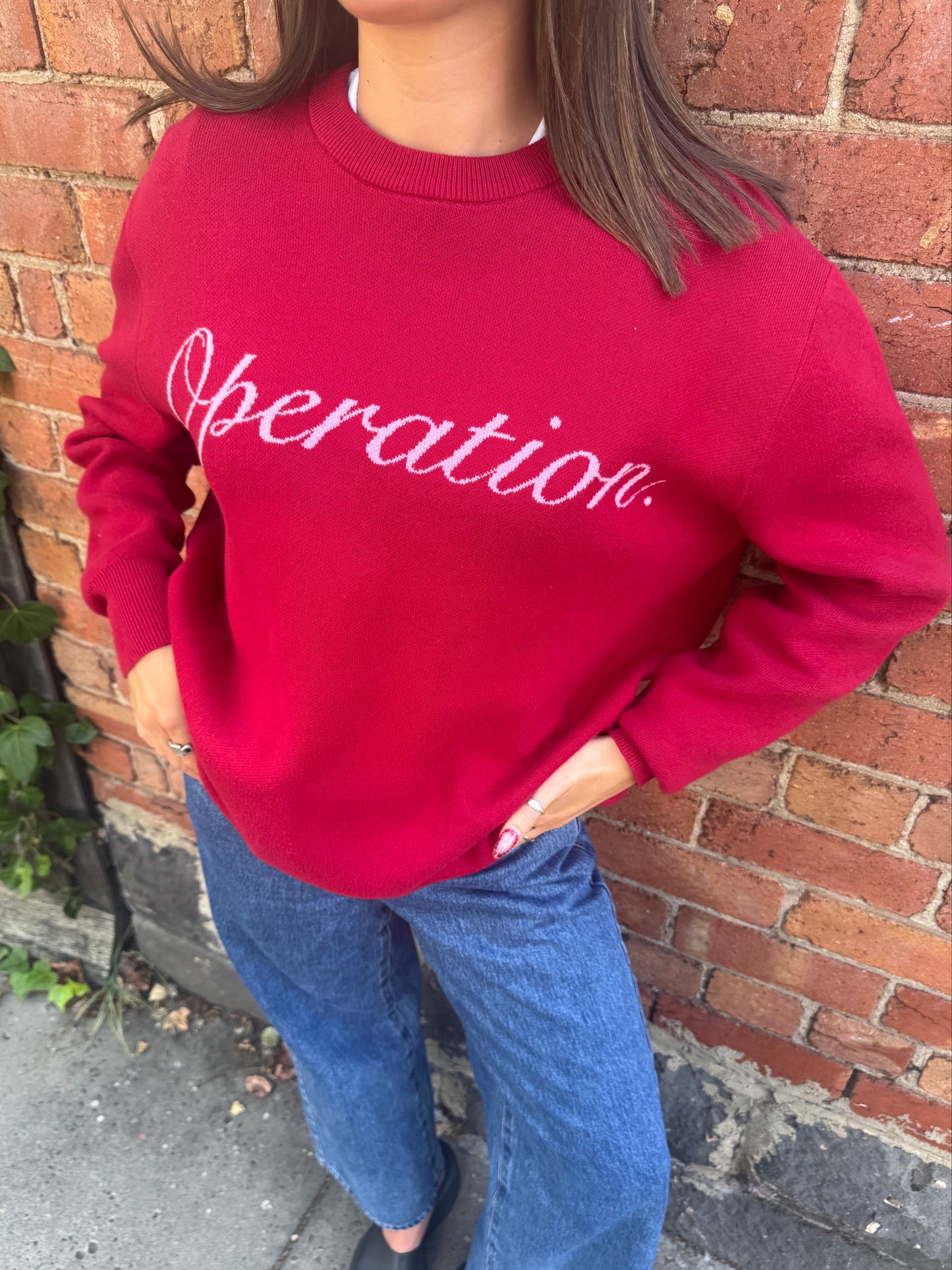 Clara Knit Red.
