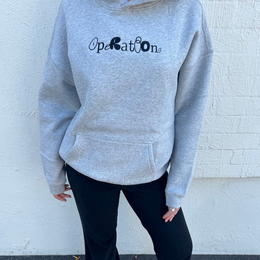 Ivy Hoodie Grey Marle.