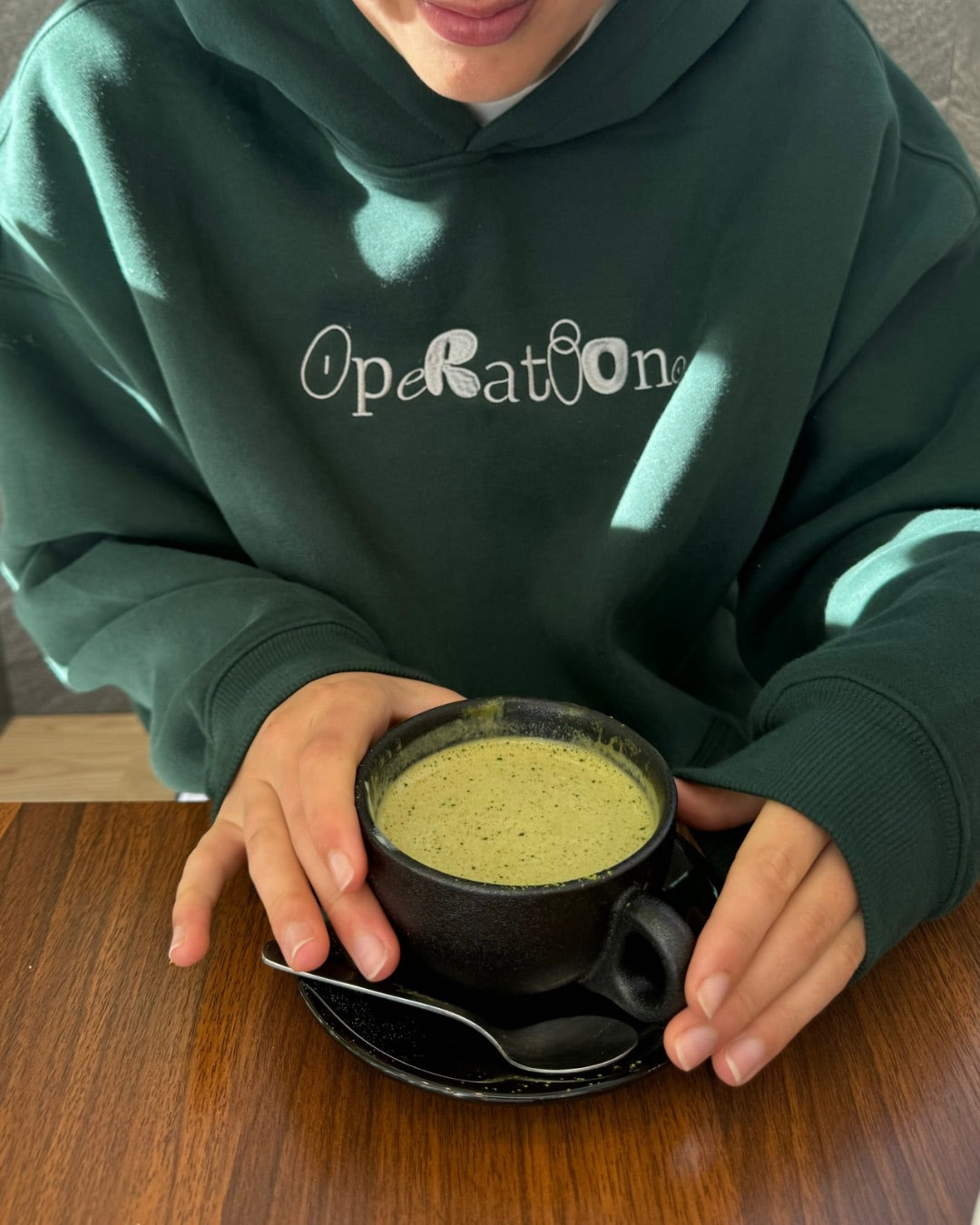 Ivy Hoodie Emerald Green.