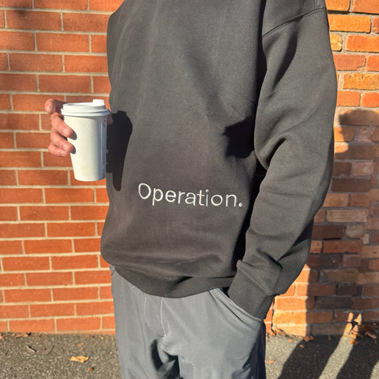 Coen Crewneck Black.