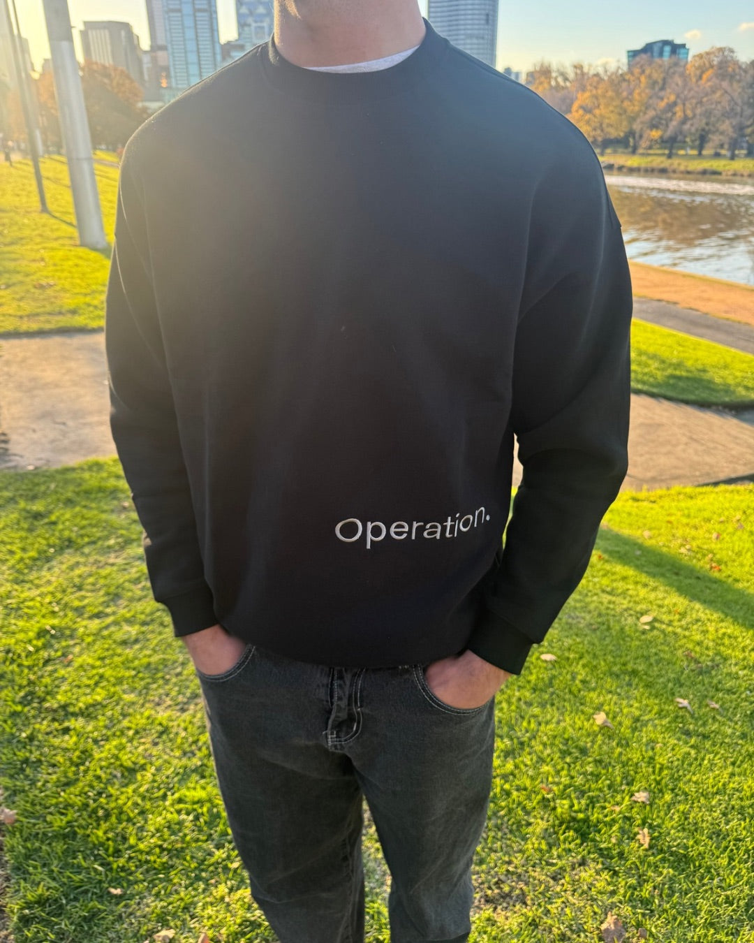 Coen Crewneck Black.