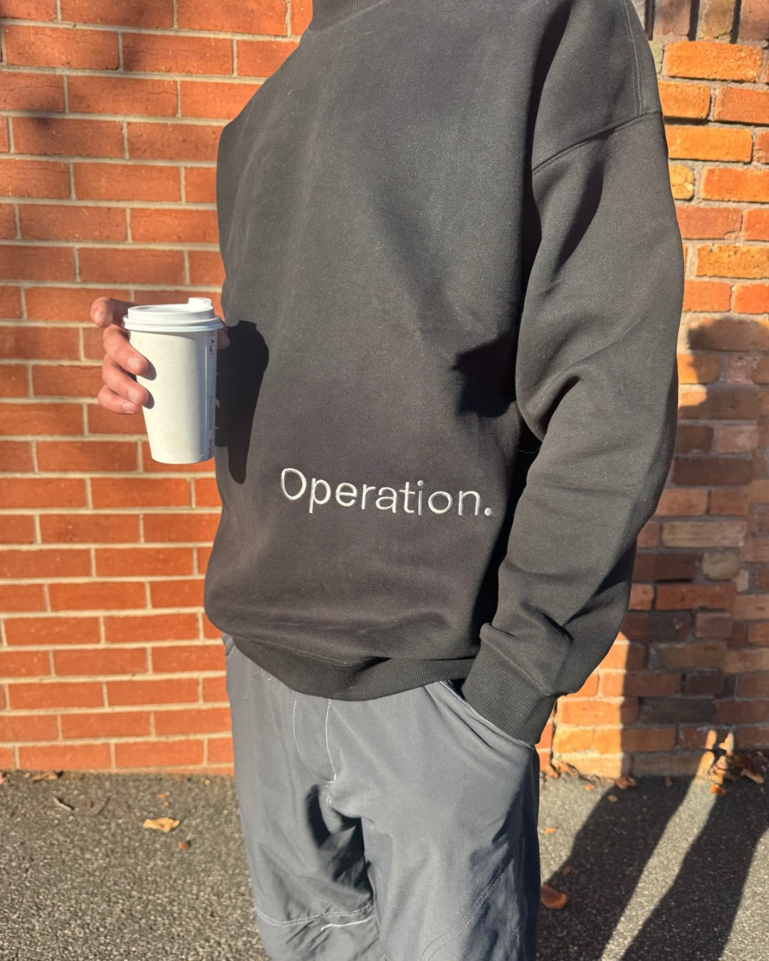 Coen Crewneck Black.