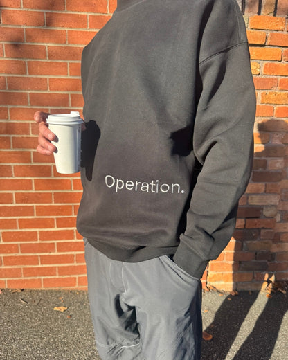 Coen Crewneck Black.