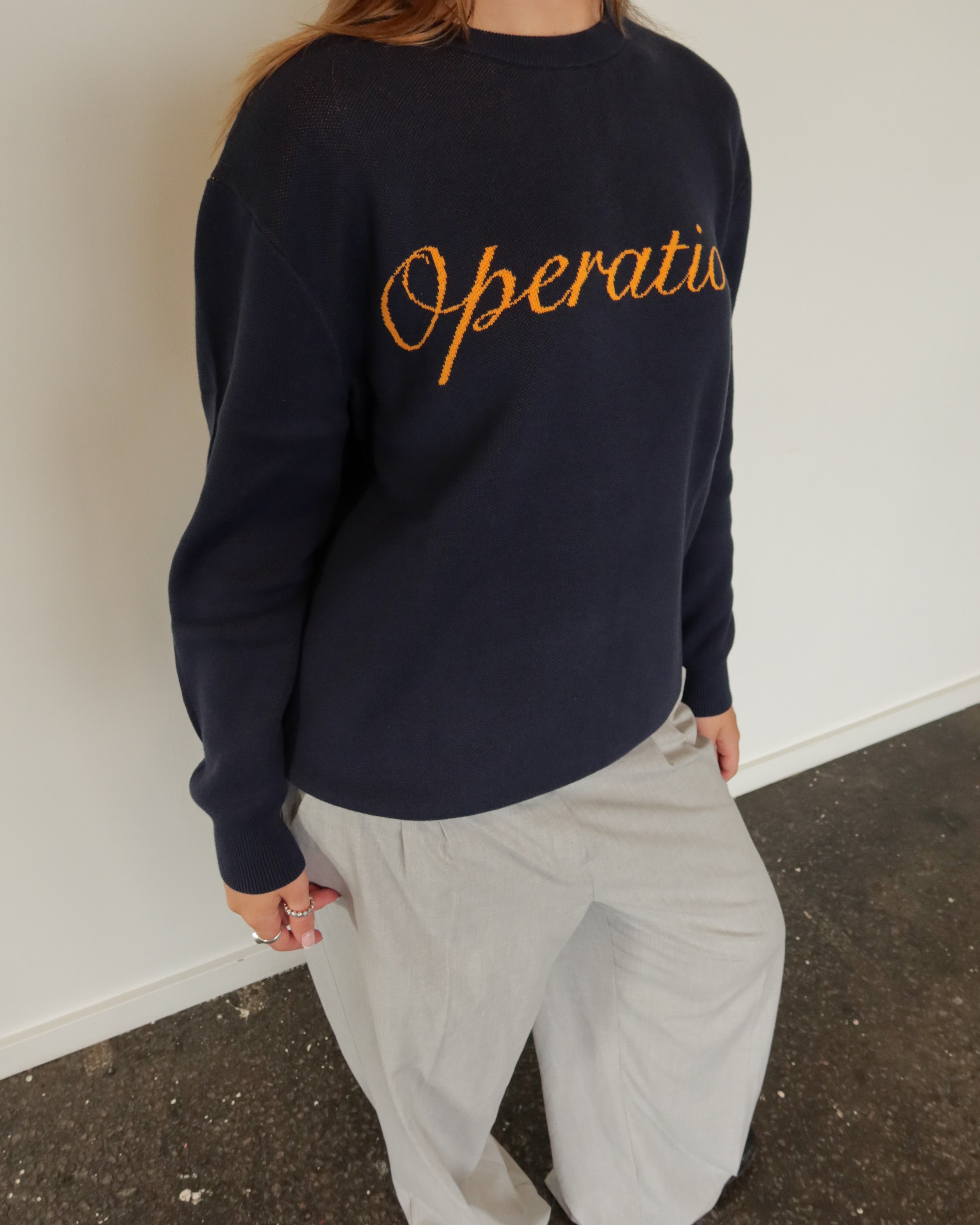 Clara Knit Navy.