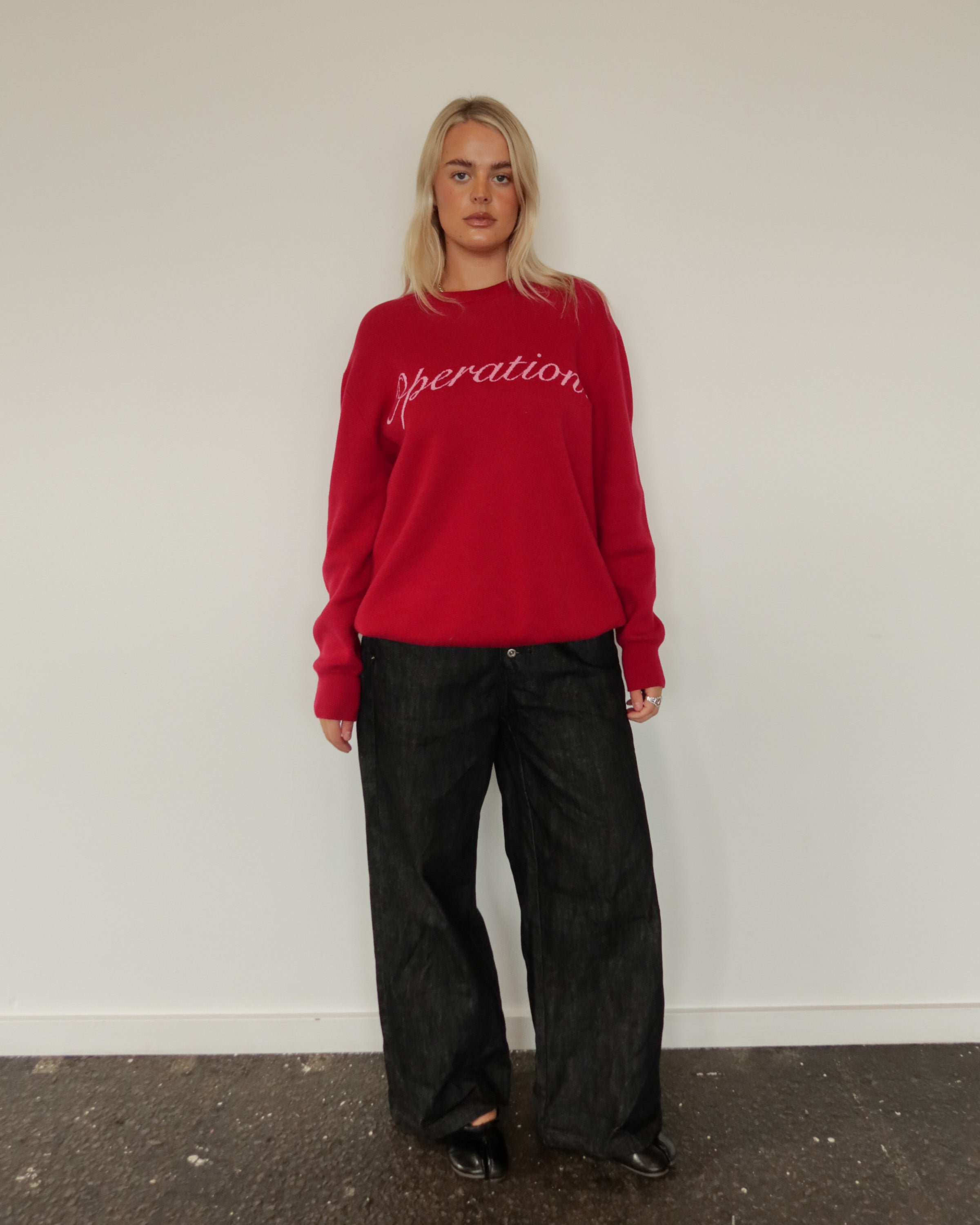 Clara Knit Red.