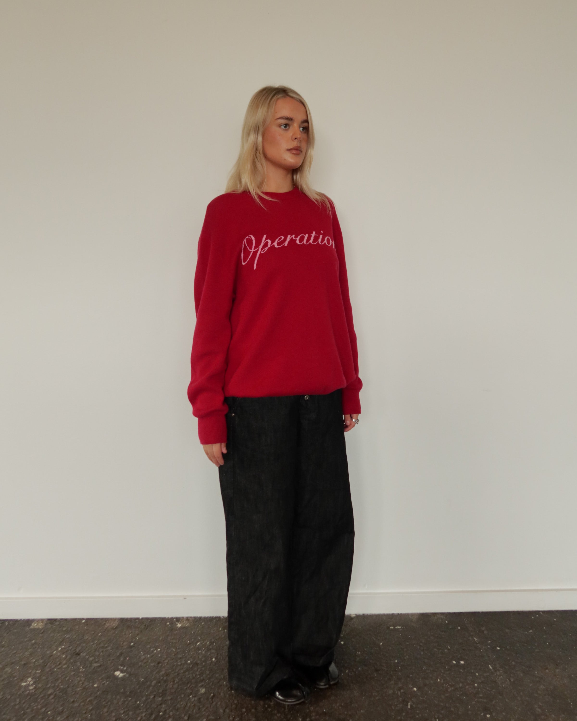Clara Knit Red.
