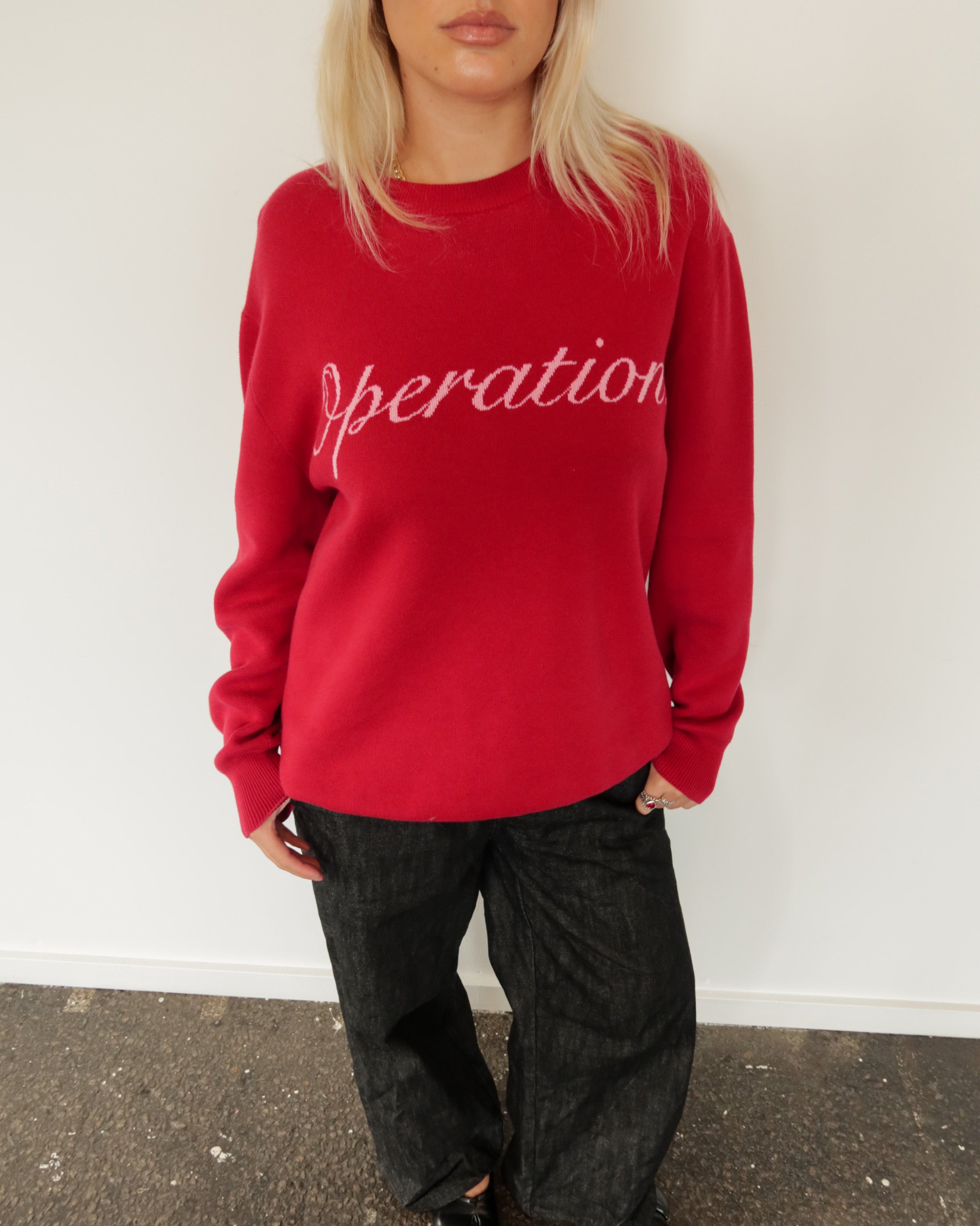 Clara Knit Red.