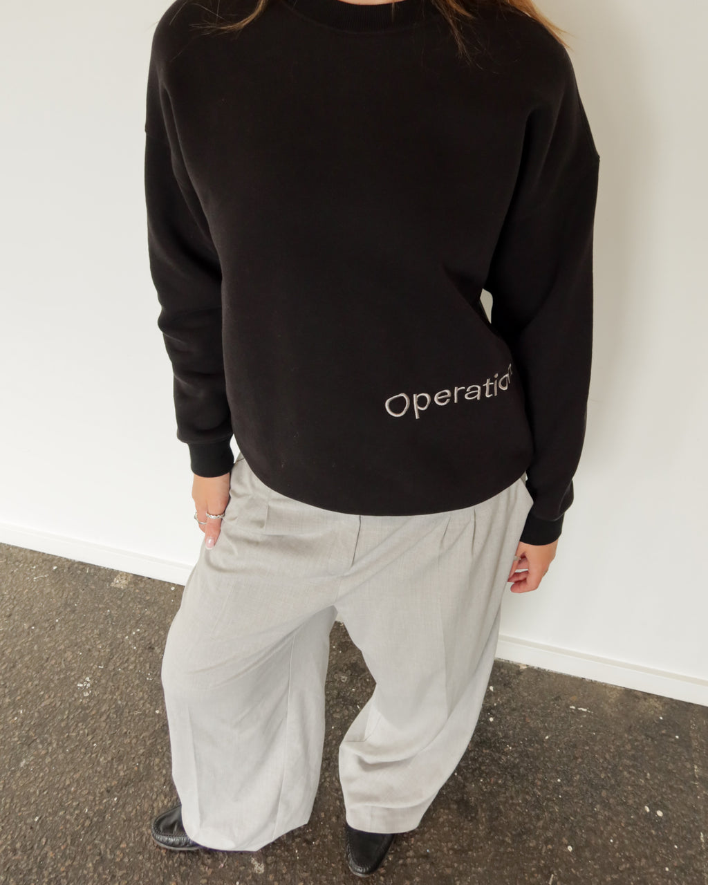 Coen Crewneck Black.