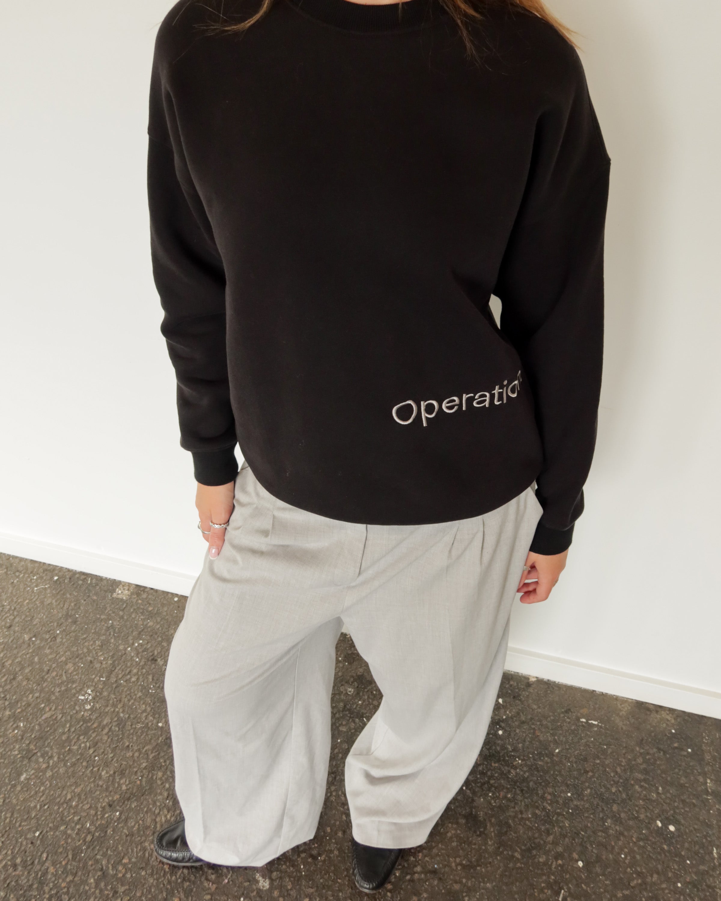 Coen Crewneck Black.