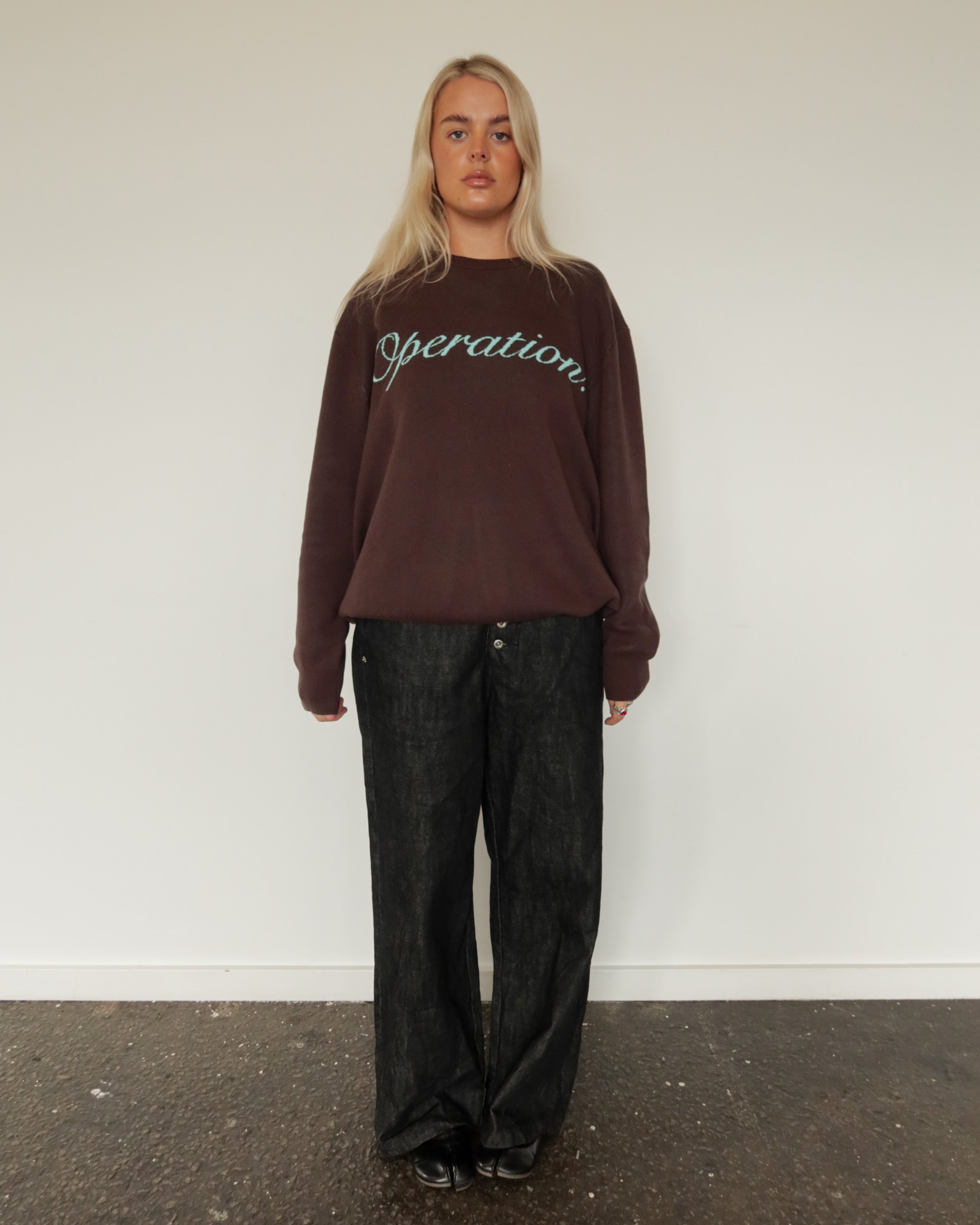Clara Knit Brown.