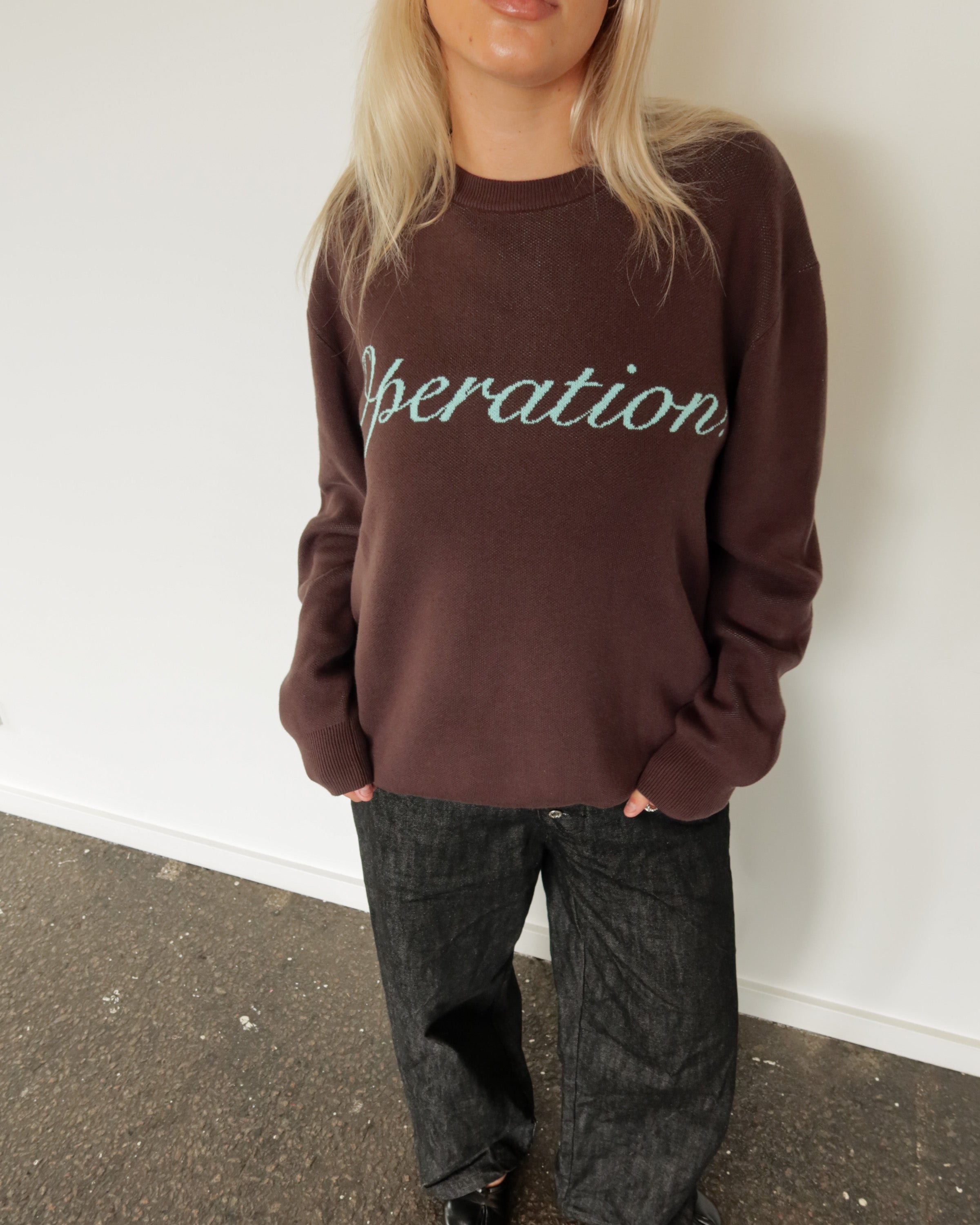 Clara Knit Brown.