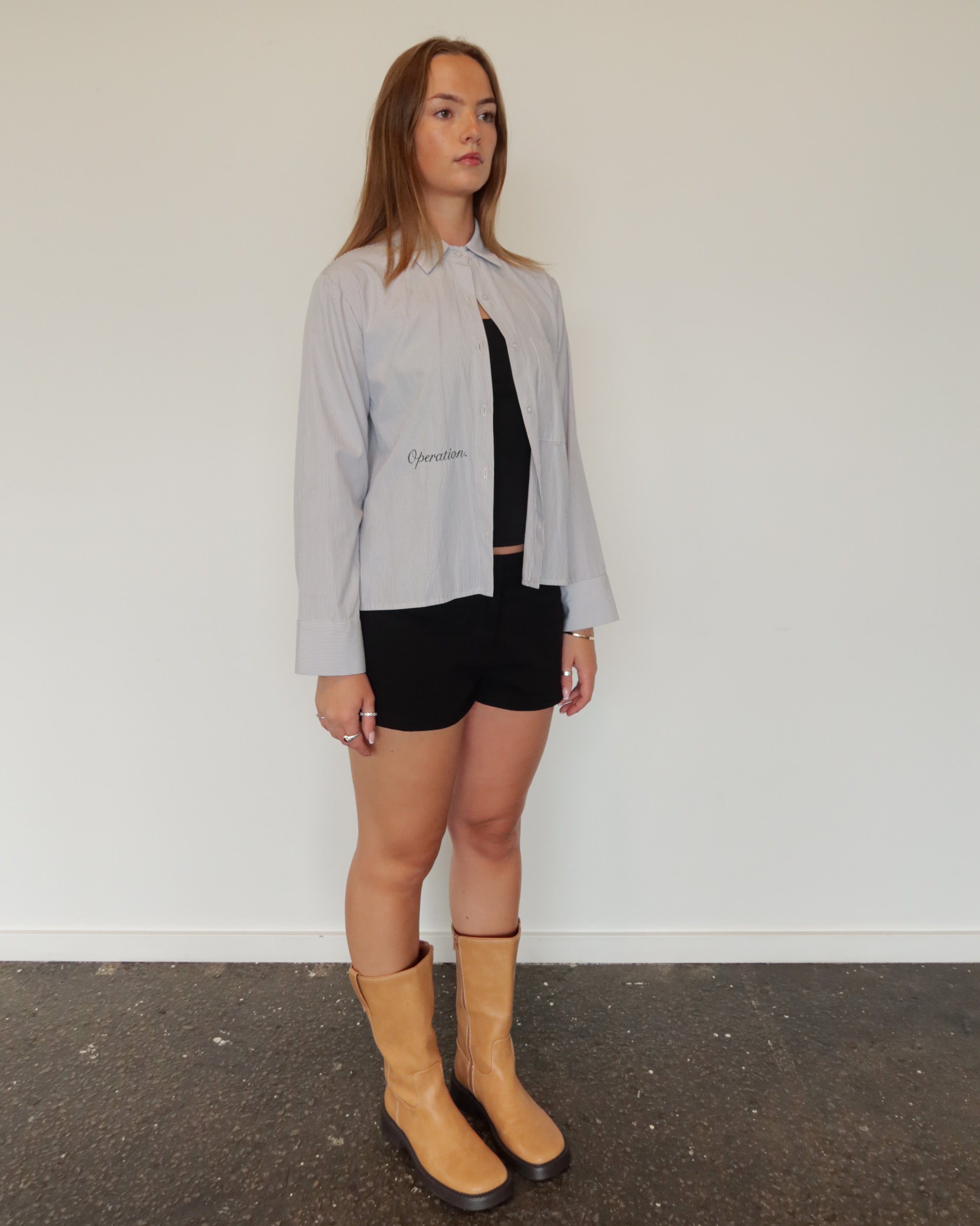 Laila Shirt Grey.