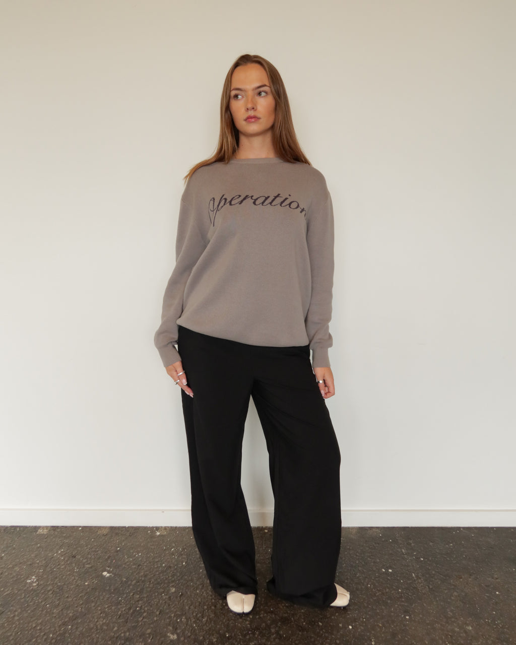 Clara Knit Grey.