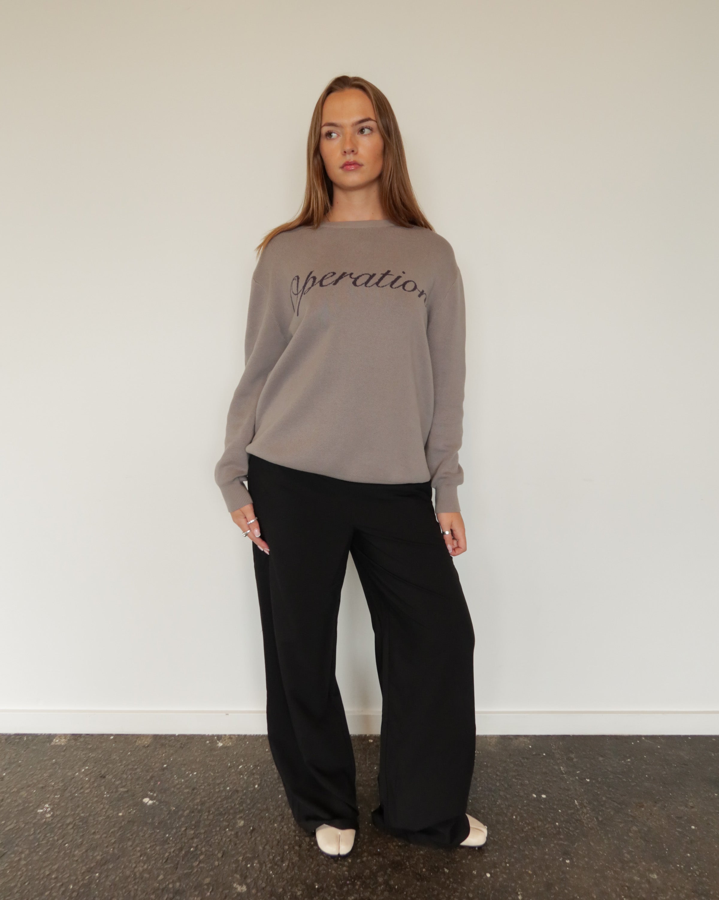 Clara Knit Grey.