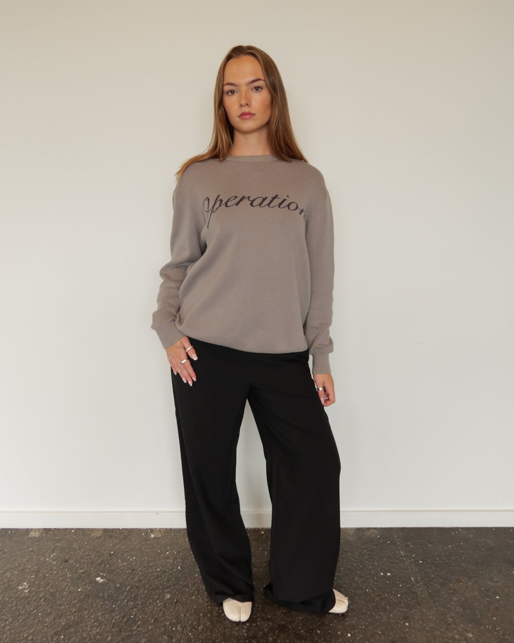 Clara Knit Grey.