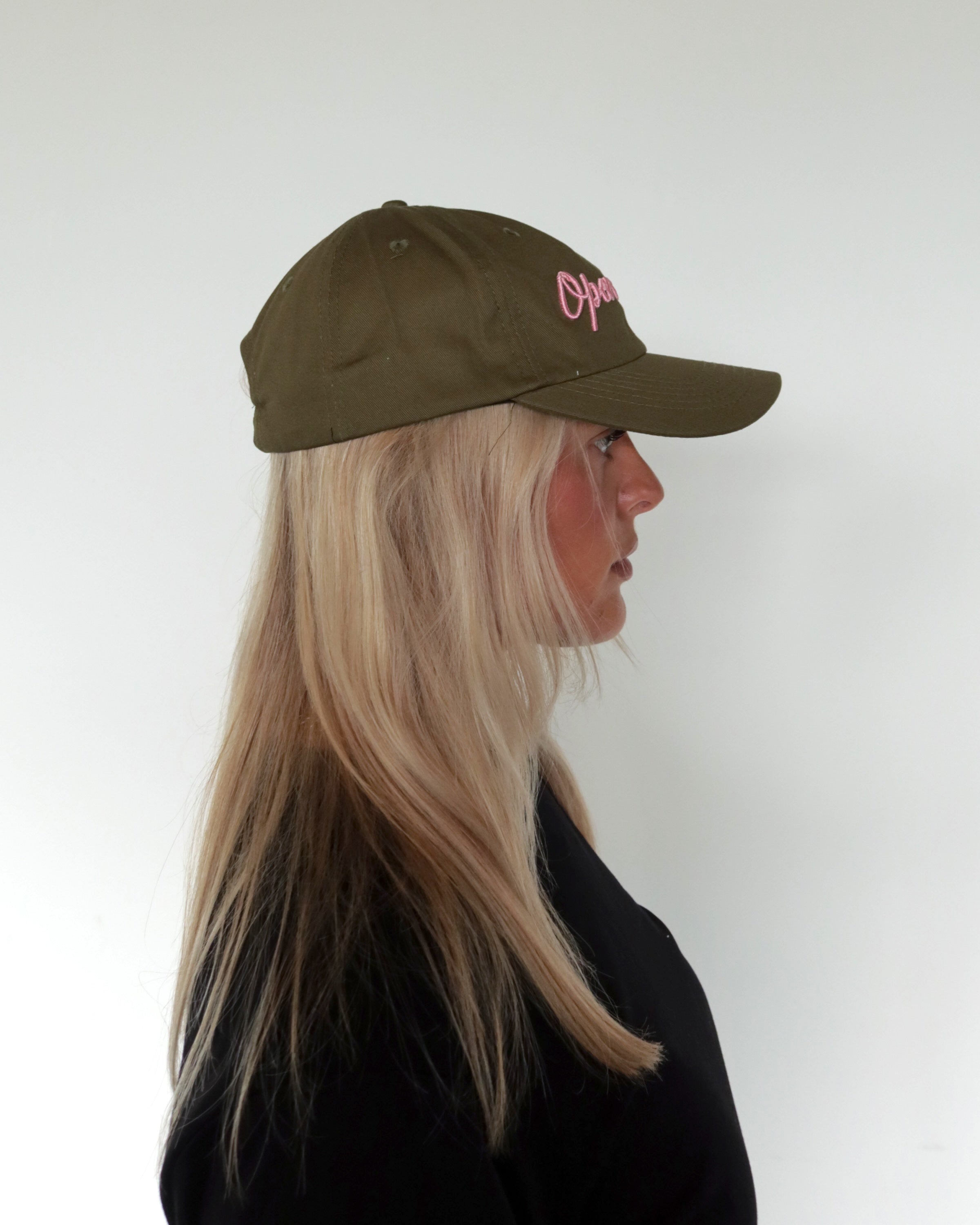 Daily Cap Khaki&Pink