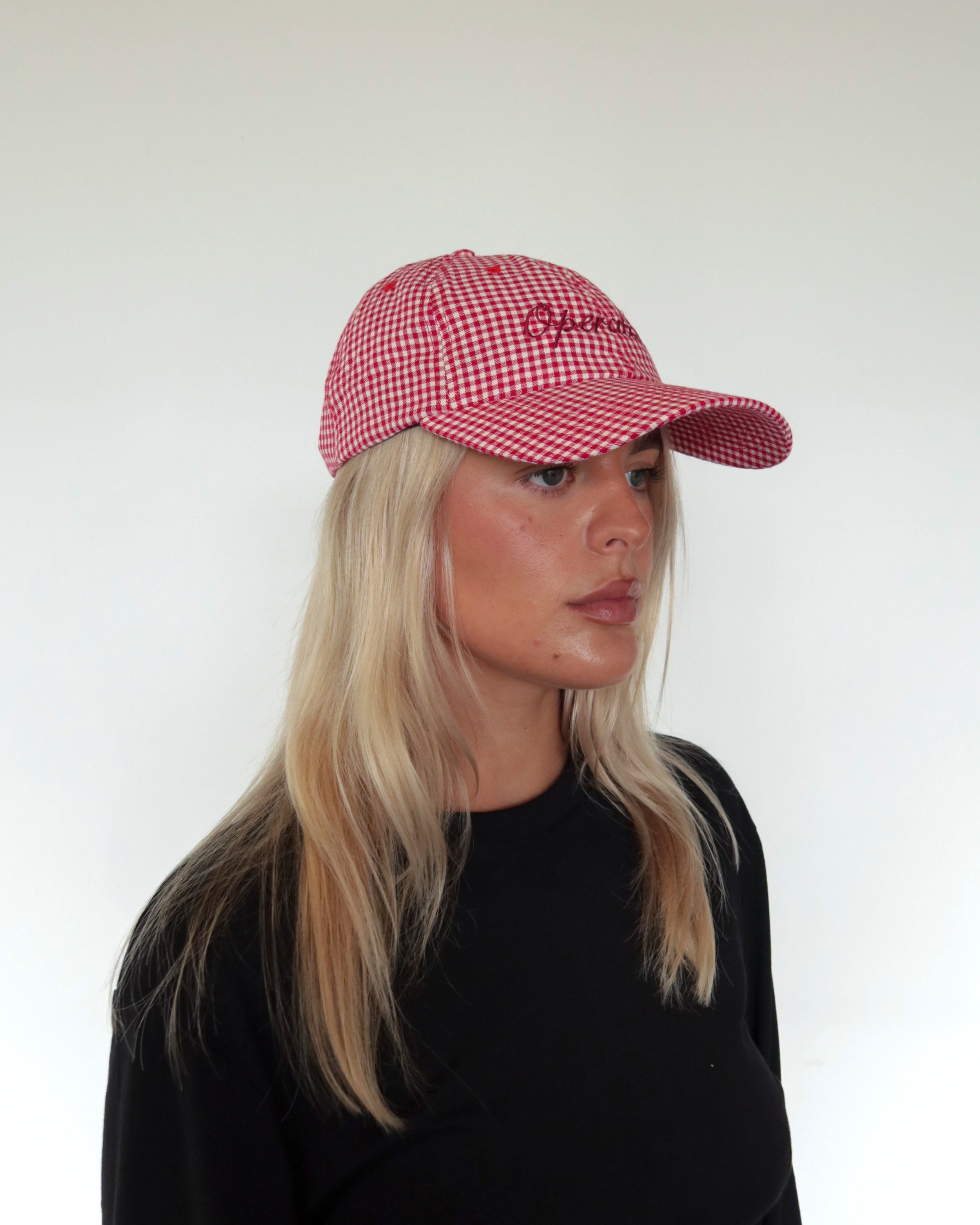Usual Cap Red Gingham.