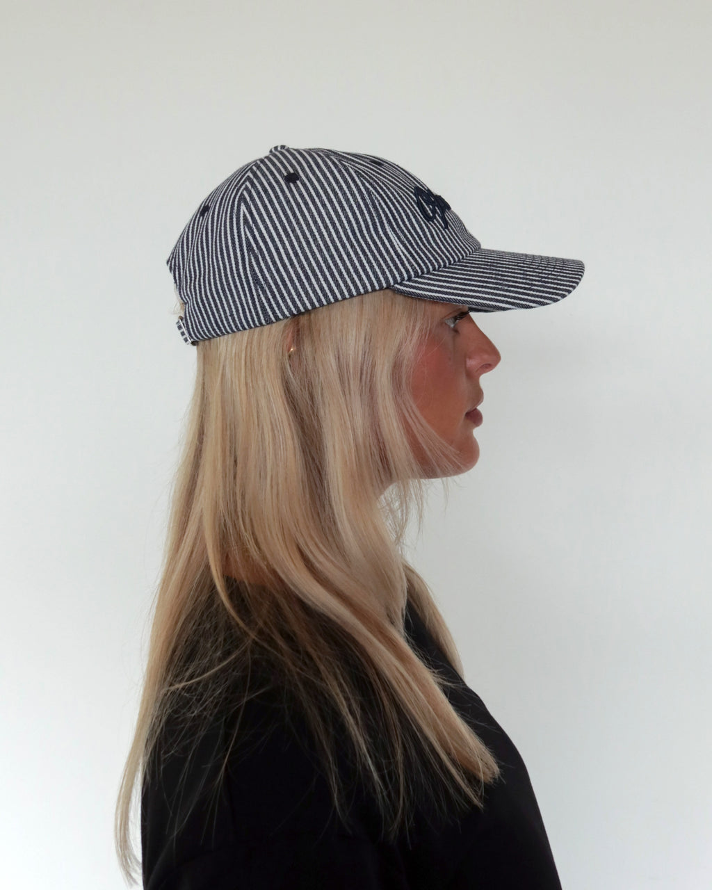 Daily Cap Blue Pinstripe