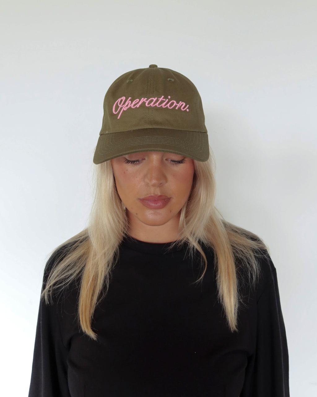 Daily Cap Khaki&Pink