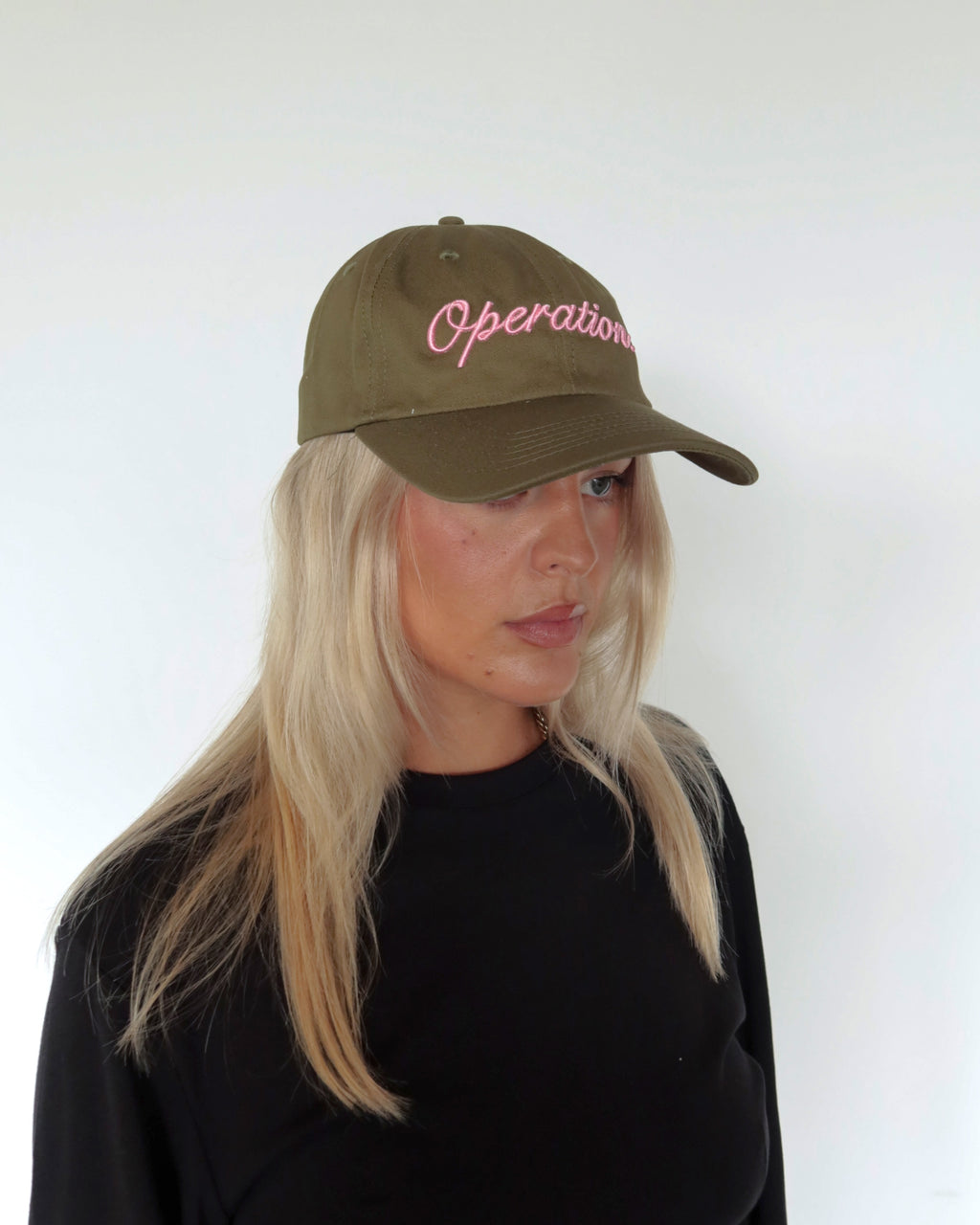 Daily Cap Khaki&Pink