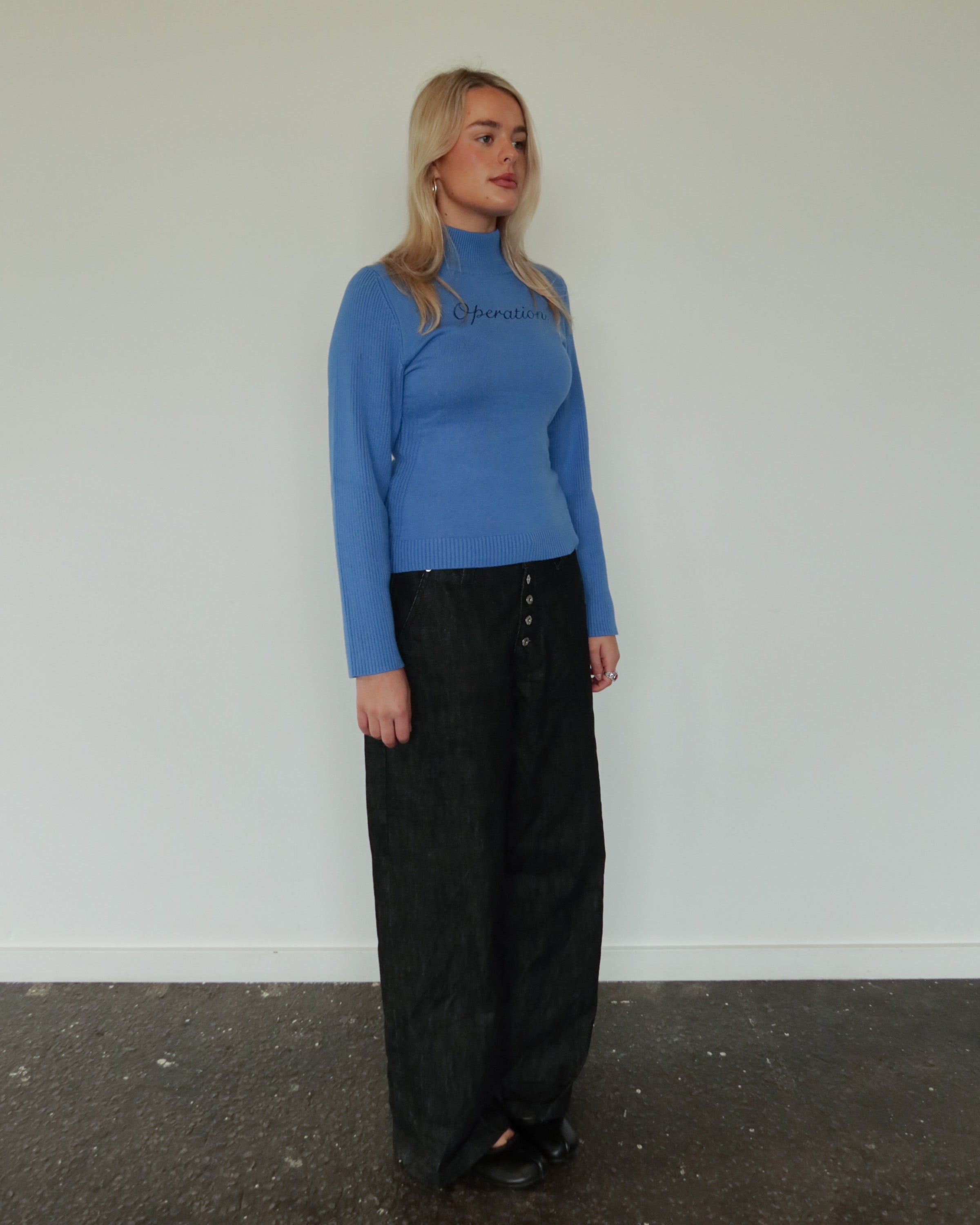 Lacey Knit Azure.