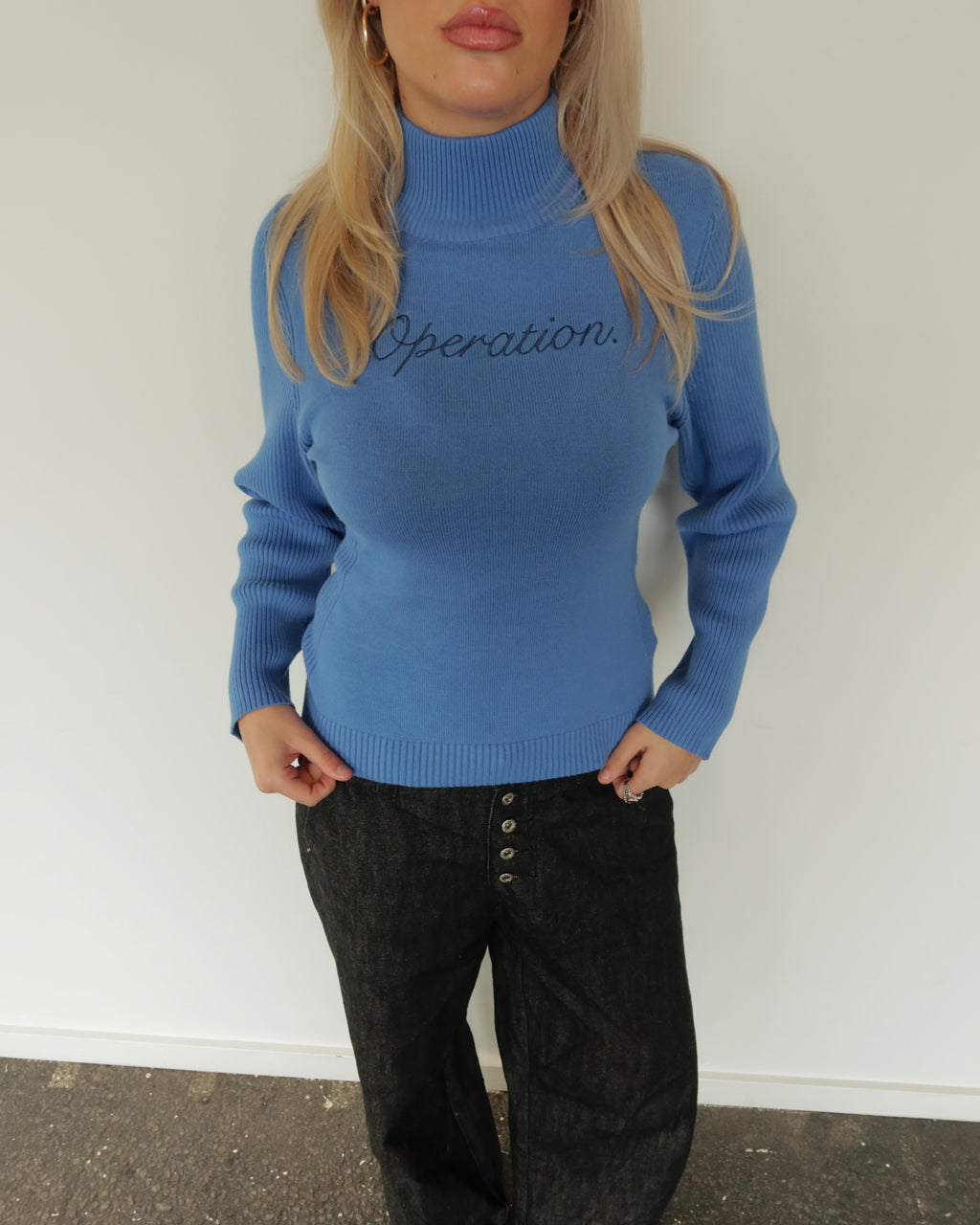 Lacey Knit Azure.
