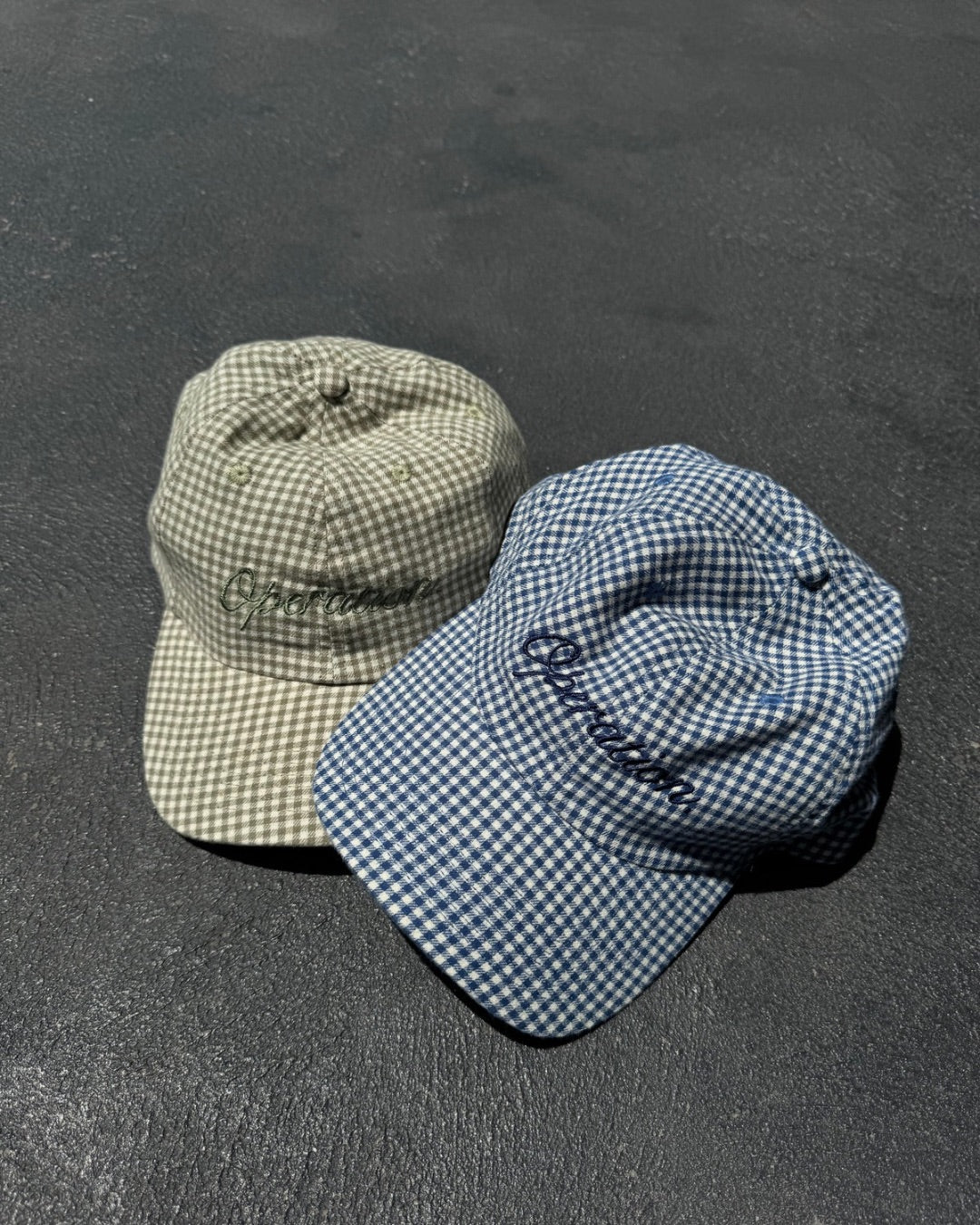Usual Cap Blue Gingham.