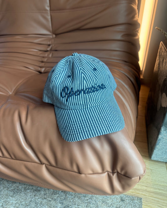 Daily Cap Blue Pinstripe