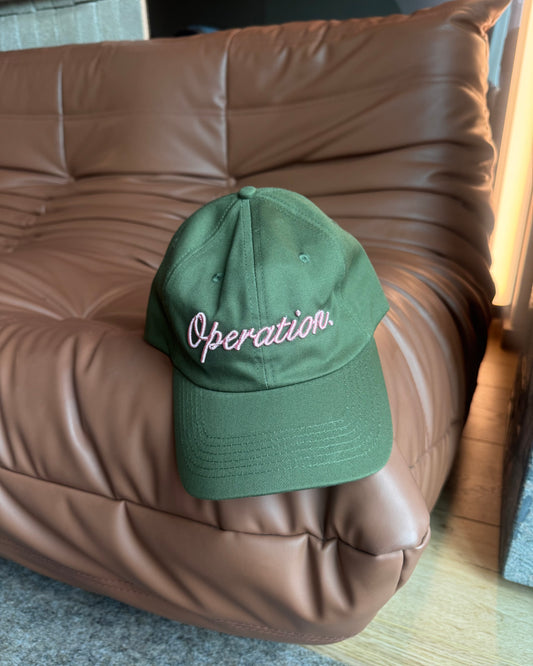 Daily Cap Khaki&Pink