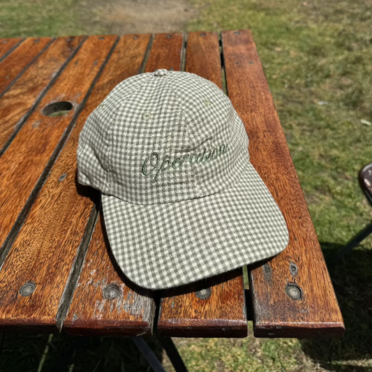 Usual Cap Sage Gingham.