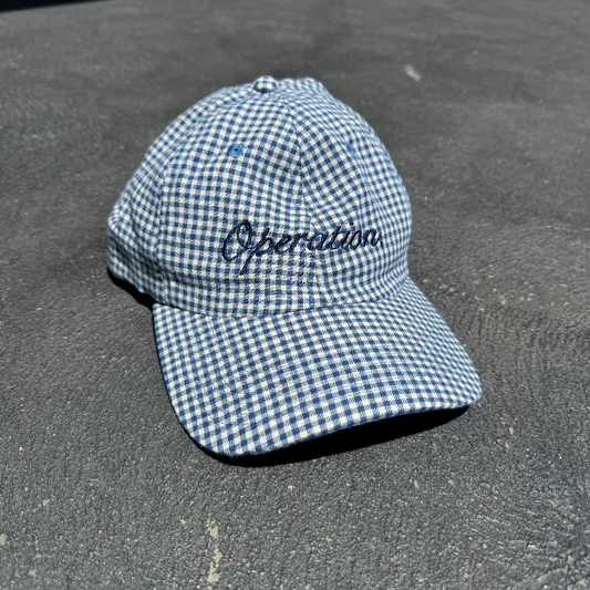 Usual Cap Blue Gingham.