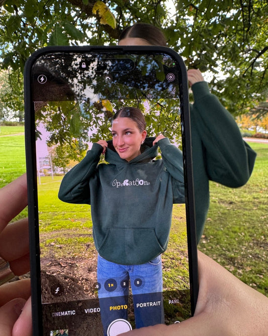 Ivy Hoodie Emerald Green.