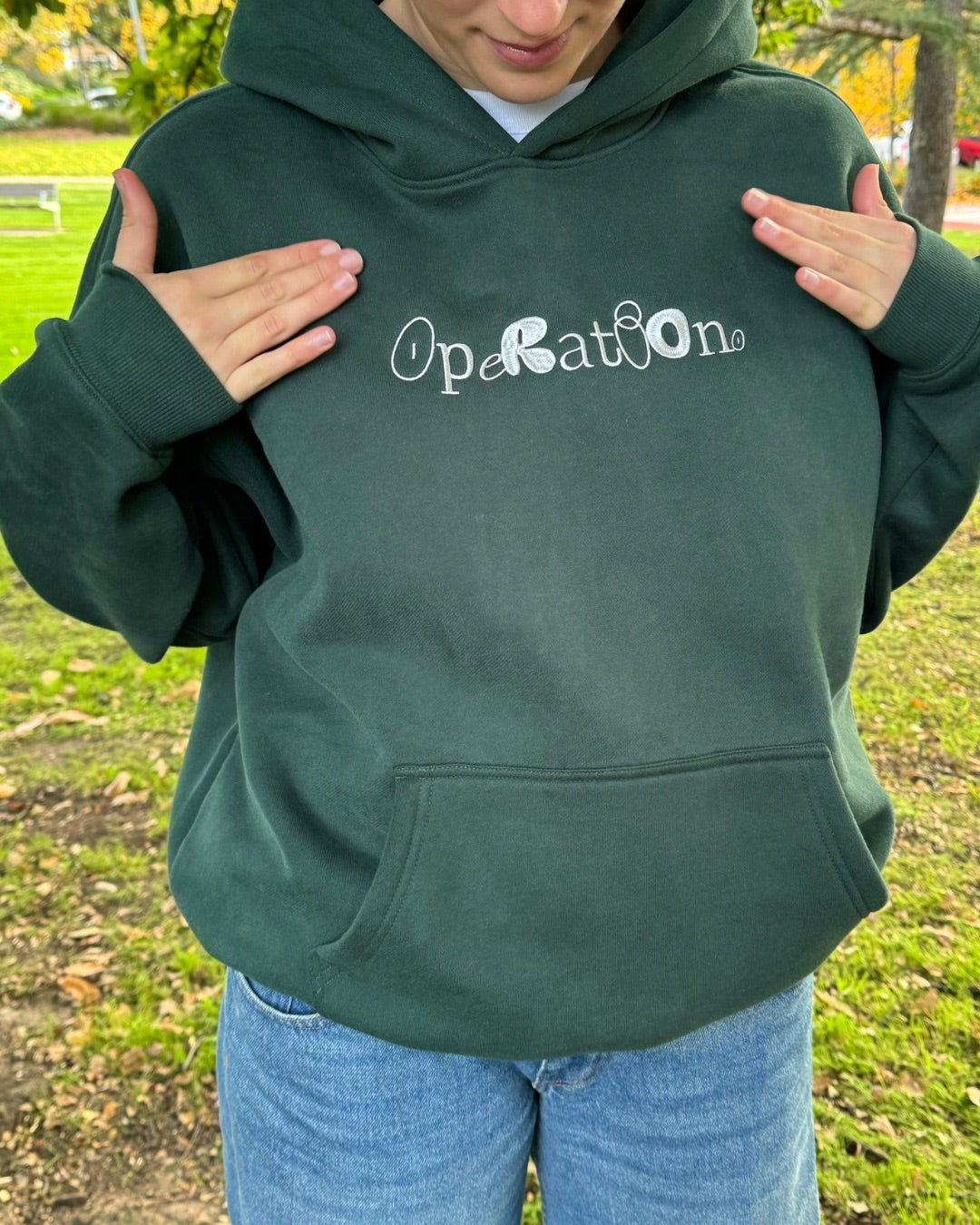 Ivy Hoodie Emerald Green.