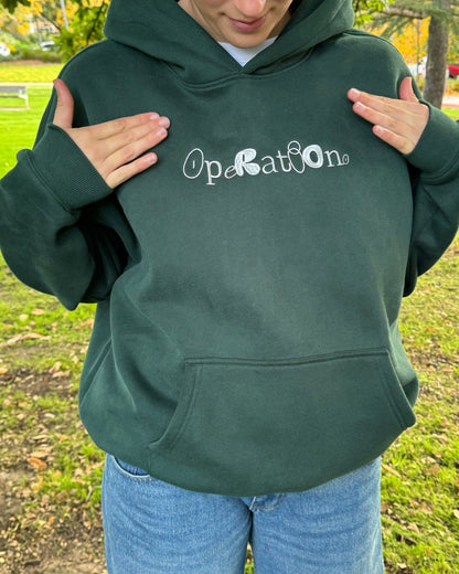 Ivy Hoodie Emerald Green.