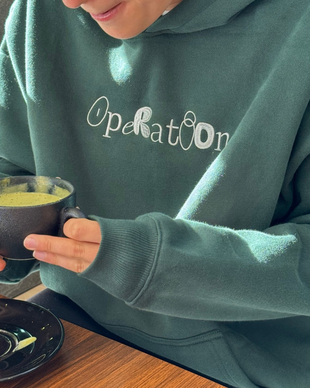 Ivy Hoodie Emerald Green.