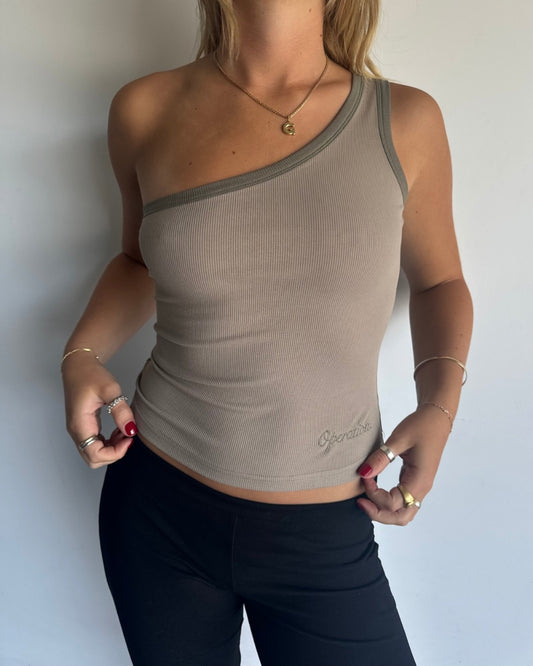Tahlia Tank Khaki.