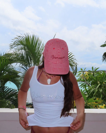 Usual Cap Red Gingham.